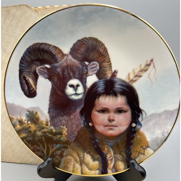 Plate Hamilton Collection Vague Shadows Series Noble Companions 3rd Issue #2831E - Picture 2 of 5